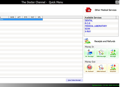 Doctor Consult Quick Menu